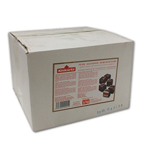 Lambertz Kinkartz Feine Aachener Dominosteine doppelt gefüllt mit Zartbitter-Schokolade (3kg Paket) von Kinkartz
