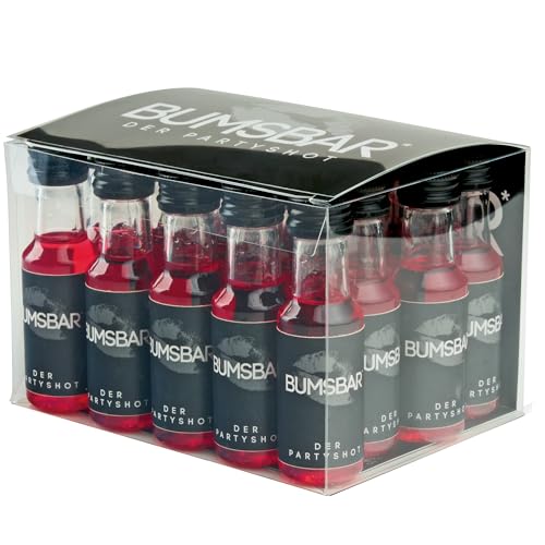 Kinky Drinks BUMSBAR – Shot by IN-SPIRIT – Granatapfellikör – PET – 20 x 20 ml = 400ml – 16% von Kinky Drinks