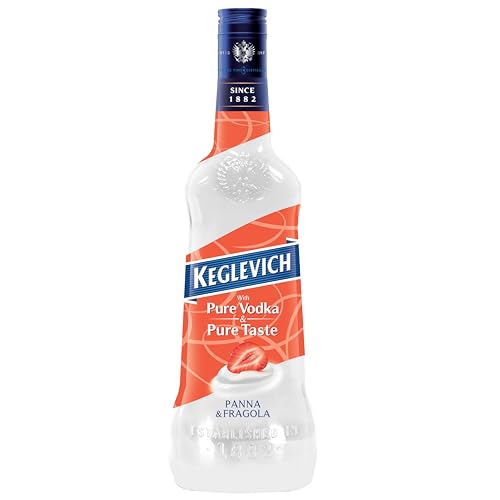 Kinky Drinks - Keglevich - Vodka Erdbeer & Sahne - Mischgetränk - Vodka mit Geschmack - 17% Vol. - 0,7l von Kinky Drinks