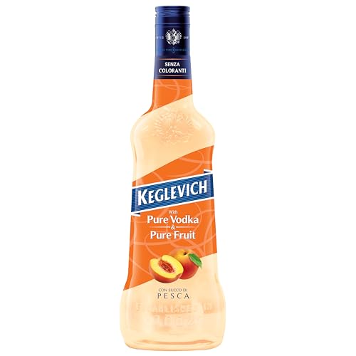 KinkyDrinks | Keglevich | Wodka Pfirsich | Vodka PESCA | mit echtem Fruchtsaft | ohne künstlichen Farbstoffen | Mischgetränk mit 18% Vol., | 0,7l KinkyDrinks | Keglevich | Wodka Pfirsich | Vodka PESCA | mit echtem Fruchtsaft | ohne künstlichen Farbstoffen | Mischgetränk mit 18% Vol., | 0,7l von Kinky Drinks