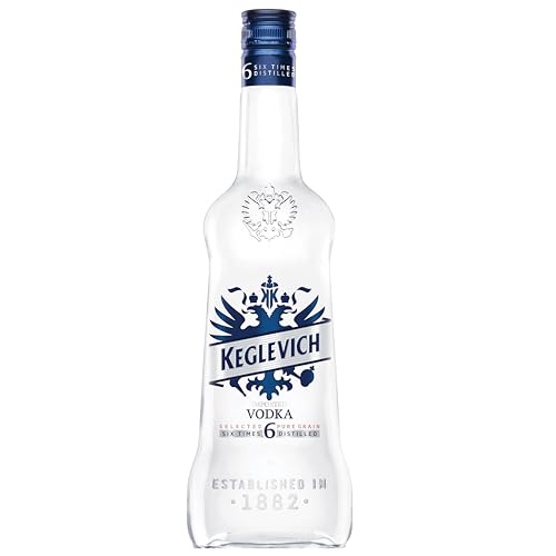 Kinky Drinks - Keglevich - Vodka - 38% Vol. - 0,7l - 6-fach destillierter reiner Weizen Wodka - Weich, Intensiv im Geschmack Kinky Drinks - Keglevich - Vodka - 38% Vol. - 0,7l - 6-fach destillierter reiner Weizen Wodka - Weich, Intensiv im Geschmack von Kinky Drinks