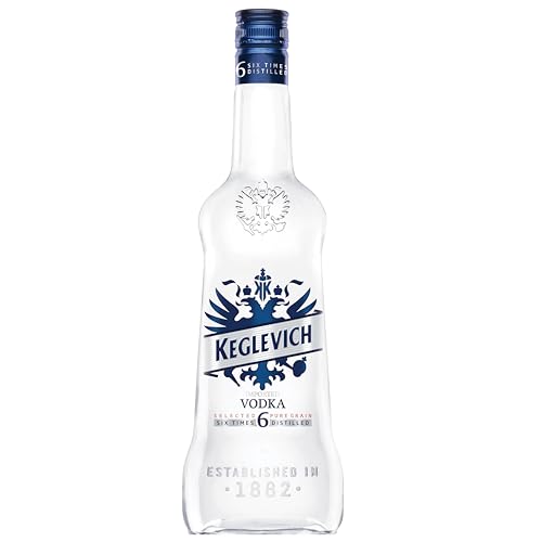 Kinky Drinks - Keglevich - Vodka - 38% Vol. - 0,7l - 6-fach destillierter reiner Weizen Wodka - Weich, Intensiv im Geschmack von Kinky Drinks