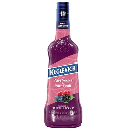 Keglevich | Vodka FRUIT DE BOSCO Waldfrüchte aus Italien | 6fach destillierter Vodka mit 100% Fruchtsaft ohne künstlichen Farbstoffen | Vodka mit Geschmack | 18% Vol | 1 x 0,7l #1 aus Italien Keglevich | Vodka FRUIT DE BOSCO Waldfrüchte aus Italien | 6fach destillierter Vodka mit 100% Fruchtsaft ohne künstlichen Farbstoffen | Vodka mit Geschmack | 18% Vol | 1 x 0,7l #1 aus Italien von Kinky Drinks