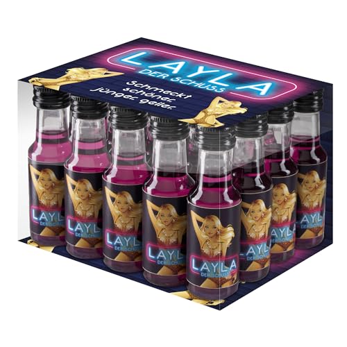 Kinky Drinks LAYLA Pflaumenlikör – PET – 20 x 20 ml = 400 ml – 15% Vol. Shot by IN-SPIRIT von Kinky Drinks
