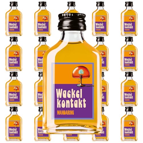Kinky Drinks WACKELKONTAKT Mandarine – Glas– 20 x 20 ml = 400 ml – 16% Vol. Shot by IN-SPIRIT von Kinky Drinks