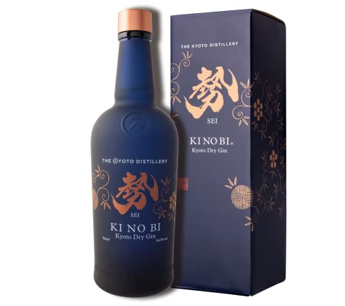 KI NO BI SEI Kyoto Dry Gin – Japanischer Gin mit einem fruchtig-würzigen Ausklang – Inklusive Geschenkverpackung – 1 x 0,7 l von Ki No Bi