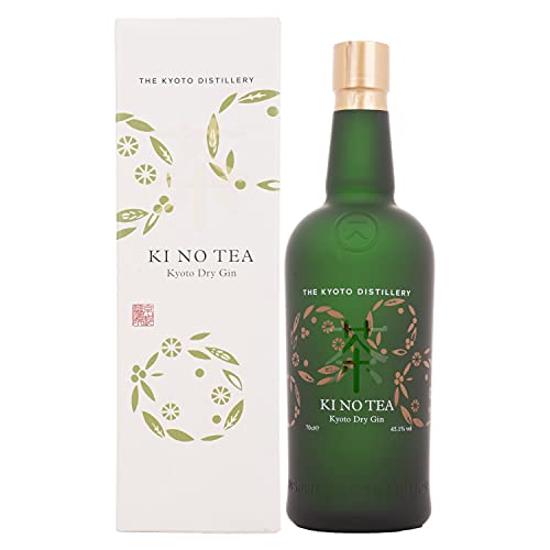 Kinobi Ki No Tea Kyoto Dry Gin mit Geschenkverpackung (1 x 0.7 l) von Kinobi