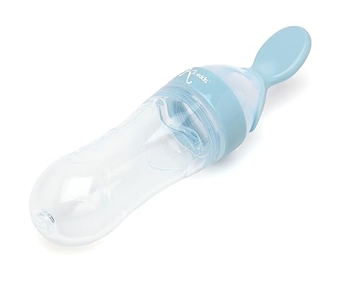 Kiokids Ligth Blue Squeeze Spoon For Baby Kiokids Ligth Blue Squeeze Spoon For Baby von Kiokids