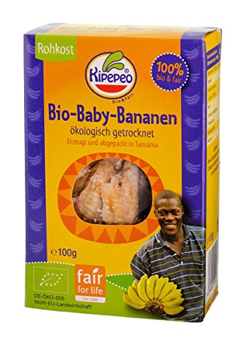 Kipepeo Babybananen getrocknet, 100 g von Kipepeo