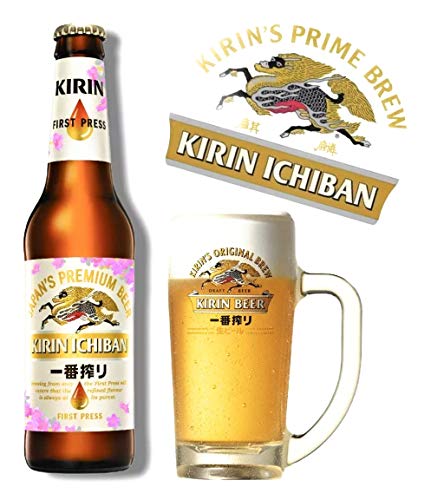 6 x Kirin Ichiban Bier aus Japan, in der 0,33 l Flasche (5,41E/L) von Kirin Ichiban Beer