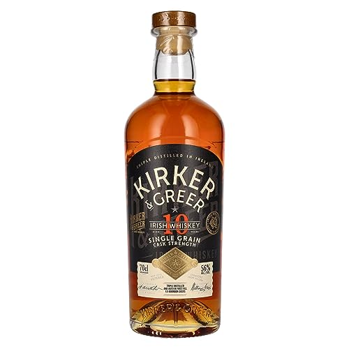 Kirker & Greer 10 Year Old, Cask Strength Irish Whiskey, Grain-Rye-Corn, 56% (1 x 0.7 l), 84 von Kirker & Greer