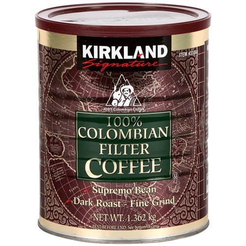 Kirkland Signature 100 % kolumbianischer Filterkaffee, 1,362 kg (2 Stück) von Kirkland
