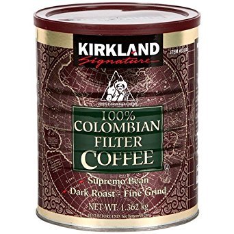 Kirkland Signature 100 % kolumbianischer Filterkaffee, 1,362 kg (2 Stück) von KIRKLAND
