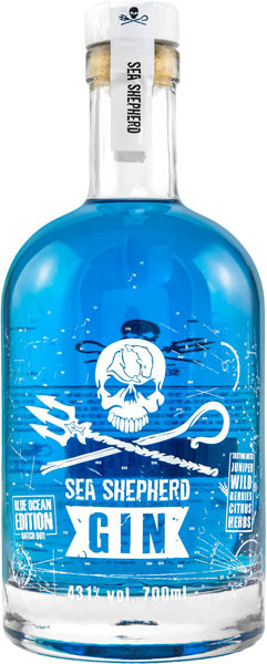 Sea Shepherd Blue Ocean Gin 43,1% vol. 0,7 l von Kirsch Whisky