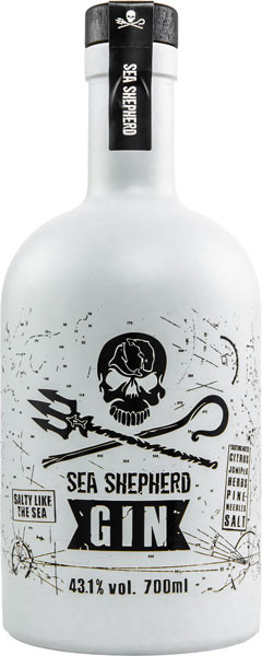 Sea Shepherd Salty Like The Sea Gin 43,1% vol. 0,7 l von Kirsch Whisky
