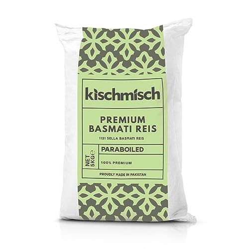Kischmisch Premium Basmati Reis Sella 1121 Himalaya Pakistan (5kg) von Kischmisch