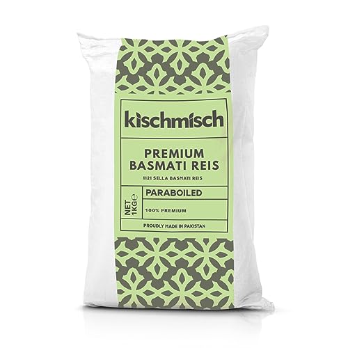 Premium Basmati Reis Sella 1121 Himalaya Pakistan (1kg) von Kischmisch