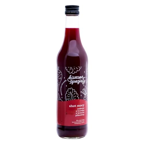 Kiszone Specjały Rote-Bete-Sauerteig Shot der Kraft mit Kimchi 500 ml – Natürlich fermentiert – Ohne Essig, Zucker, Konservierungsstoffe – Unpasteurisiert – Extrakt aus fermentierten Rüben Kiszone Specjały Rote-Bete-Sauerteig Shot der Kraft mit Kimchi 500 ml – Natürlich fermentiert – Ohne Essig, Zucker, Konservierungsstoffe – Unpasteurisiert – Extrakt aus fermentierten Rüben von Kiszone Specjały
