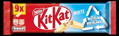 Kit Kat Keksriegel, 2 Finger, Weiß, 9 Stück von Kitkat