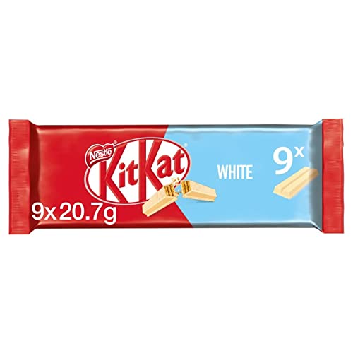 Kit Kat Keksriegel, 2 Finger, Weiß, 9 Stück von Kitkat