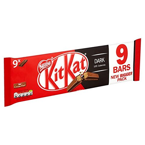 Kit Kat 2 Finger Dark Chocolate, 9 Stück, 186,3 g von Kit