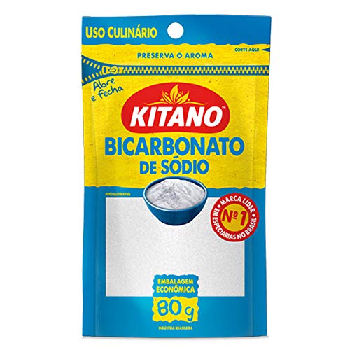 Natriumbicarbonat, Pack 80g - Bicarbonato de Sódio KITANO 80g Natriumbicarbonat, Pack 80g - Bicarbonato de Sódio KITANO 80g von Kitano