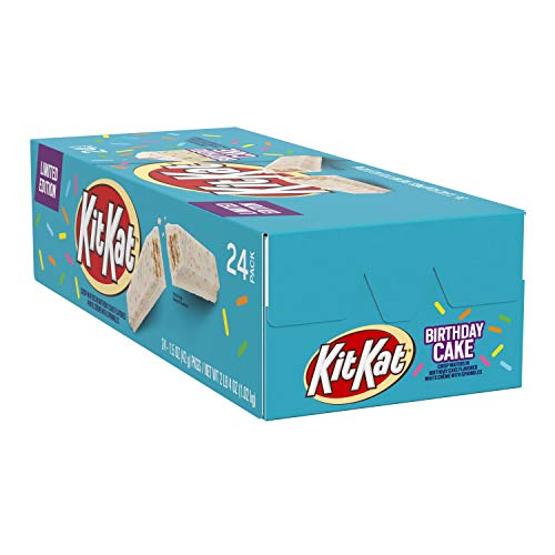 Kit Kat Geburtstagstortenriegel, 42 g, 24 Stück von Kitkat