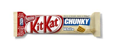 KitKat white chunky single | 24x | Gesamtgewicht 960 gr von Kitkat