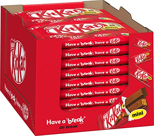 Nestlé KitKat Mini Schokoriegel, Knusper-Riegel mit Milchschokolade & knuspriger Waffel, 18er Pack (18x217g) von Kitkat