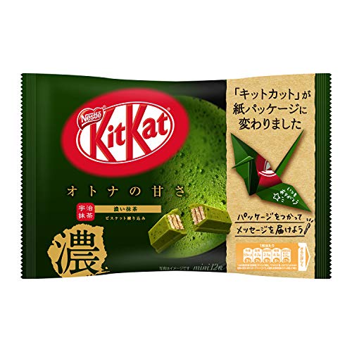 Nestlé Japan Kit Kat Mini Adult Sweetness Dark Matcha12 × 12 Taschen von Kitkat