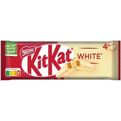 Nestle Kitkat Kit Kat white im 4er Vorteilspack knuspriger Schokoriegel mit weißer Schokolade von Kitkat