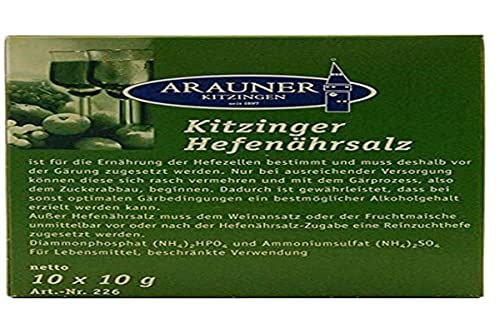 Arauner Kitzinger Hefenährsalz, 10x10g von Kitzinger (Arauner)