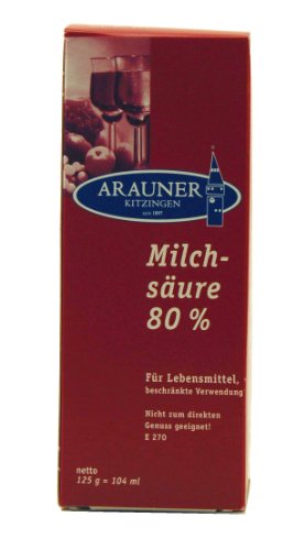 Arauner Kitzinger Milchsäure 80%, 125g von Arauner