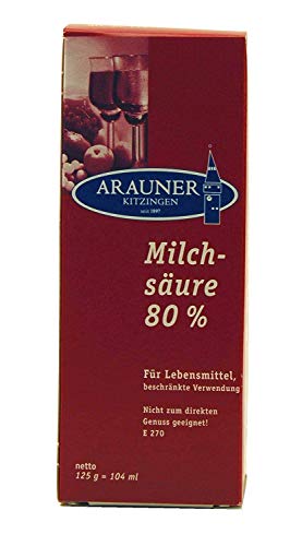 Arauner Kitzinger Milchsäure 80%, 125g von Kitzinger (Arauner)