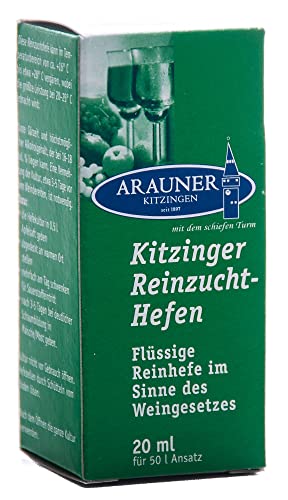 Arauner Kitzinger Reinzucht-Hefen Malaga, Art. 0009, für 50 Liter von Kitzinger (Arauner)