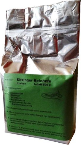 Reinhefe Trockenhefe Kitzinger zur Vergärung - 500 g Reinhefe Trockenhefe Kitzinger zur Vergärung - 500 g von Kitzinger