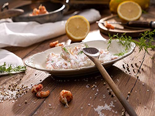 Flusskrebse in Dillrahm - in Handarbeit hergestellt - herzhaft zubereitet mit Mayonnaise und Dillspitzen - verfeinert mit Zitrone - 250 Gramm Flusskrebse in Dillrahm - in Handarbeit hergestellt - herzhaft zubereitet mit Mayonnaise und Dillspitzen - verfeinert mit Zitrone - 250 Gramm von IHR FACHGESCHÄFT KLAASSEN