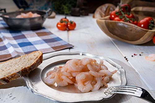 Garnelenfleisch Natur - gekocht, entdärmt - zur Herstellung köstlicher Salatkreationen - 1000 Gramm von IHR FACHGESCHÄFT KLAASSEN