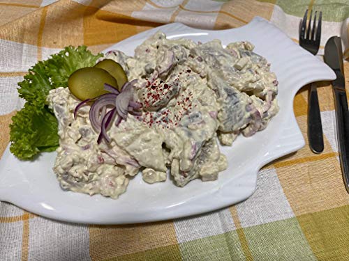 Klaassen Göteborger Heringstopf, Bismarckhering in Stücken, Joghurt-Senfsauce, Kapern, GewürzGurke, 1000g Klaassen Göteborger Heringstopf, Bismarckhering in Stücken, Joghurt-Senfsauce, Kapern, GewürzGurke, 1000g von IHR FACHGESCHÄFT KLAASSEN
