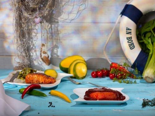 Klaassen Lachs, in Mango-Chilli Marinade, Hausgemacht und in Handarbeit hergestellt, 170g Klaassen Lachs, in Mango-Chilli Marinade, Hausgemacht und in Handarbeit hergestellt, 170g von IHR FACHGESCHÄFT KLAASSEN