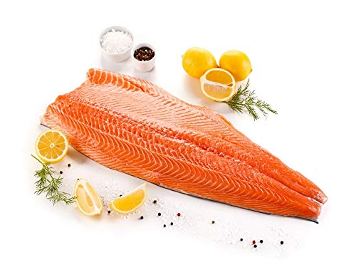 Klaassen Lachsfilet, Lachs filetiert (mit Haut), küchenfertig, Stehgräten entfernt, 500g von IHR FACHGESCHÄFT KLAASSEN