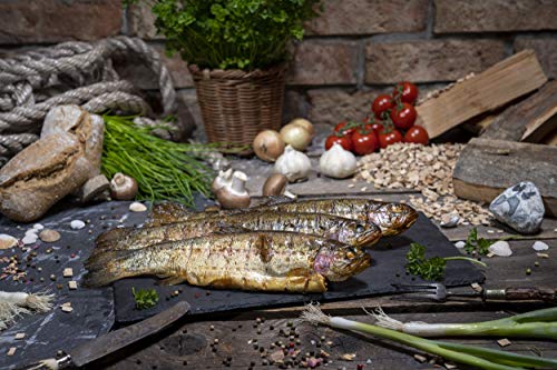 Klaassen Lachsforelle, über Buchenrauch geräuchert, ganze Lachsforelle, 280g (1 Stück) Klaassen Lachsforelle, über Buchenrauch geräuchert, ganze Lachsforelle, 280g (1 Stück) von IHR FACHGESCHÄFT KLAASSEN