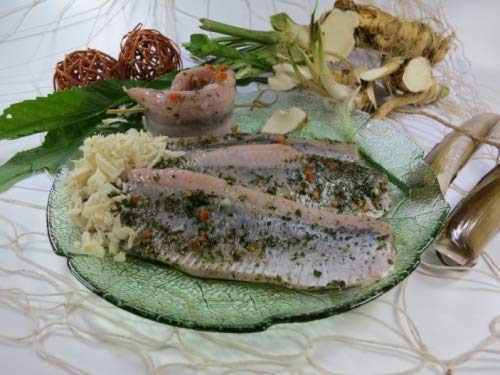 Klaassen Matjesfilets, mit Meerretich, in Handarbeit hergestellt, 500g Klaassen Matjesfilets, mit Meerretich, in Handarbeit hergestellt, 500g von IHR FACHGESCHÄFT KLAASSEN