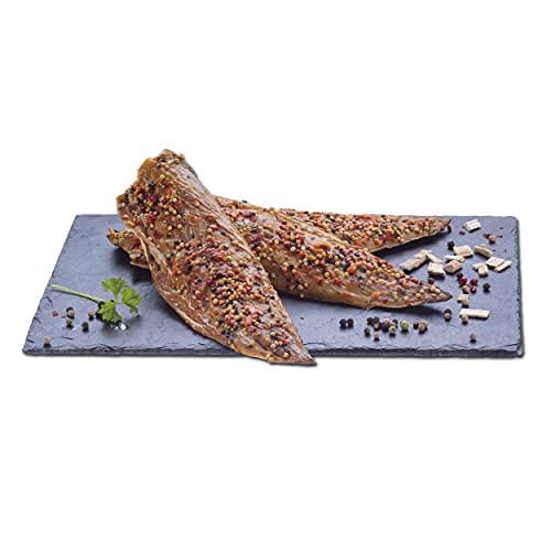 Klaassen Makrelenfilet Pfeffer, über Buchenrauch geräuchert, Makrelenfilets mit Pfeffer, 250g (2 Stück) von IHR FACHGESCHÄFT KLAASSEN
