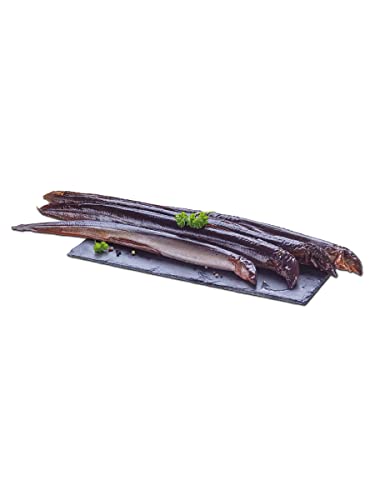 Räucheraal / geräucherter Aal - über echtem Buchenrauch geräuchert - zartes saftiges Fleisch mit dezenter Rauchnote - 250 Gramm, Hoher Proteingehalt Räucheraal / geräucherter Aal - über echtem Buchenrauch geräuchert - zartes saftiges Fleisch mit dezenter Rauchnote - 250 Gramm, Hoher Proteingehalt von IHR FACHGESCHÄFT KLAASSEN