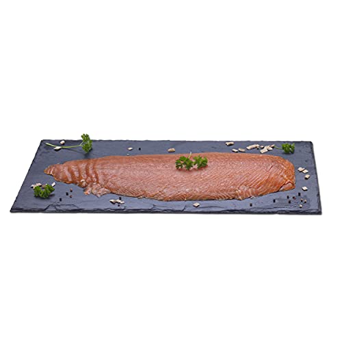 Klaassen Räucherlachs, Schottischer Lachs über Buchenrauch geräuchert, gesalzen, geschnitten, grätenfrei, 100g von IHR FACHGESCHÄFT KLAASSEN