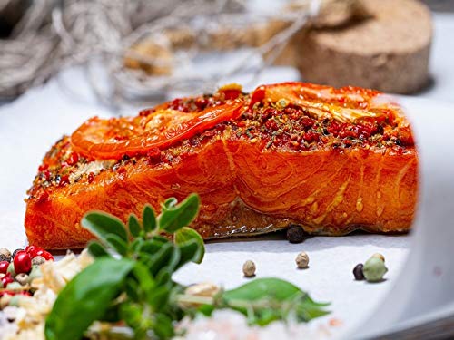 Klaassen Stremellachs Pizza-Style, Lachs über Buchenrauch geräuchert, Pizza-Style, 250g Klaassen Stremellachs Pizza-Style, Lachs über Buchenrauch geräuchert, Pizza-Style, 250g von IHR FACHGESCHÄFT KLAASSEN