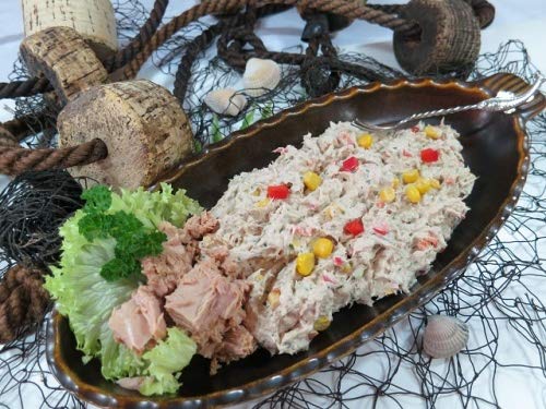 Klaassen Thunfisch Aufstrich, mit Mais und Paprika, hausgemacht, 250g von IHR FACHGESCHÄFT KLAASSEN
