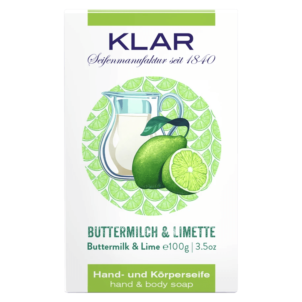 Buttermilch & Limetten Seife Buttermilch & Limetten Seife von Klar Seifen