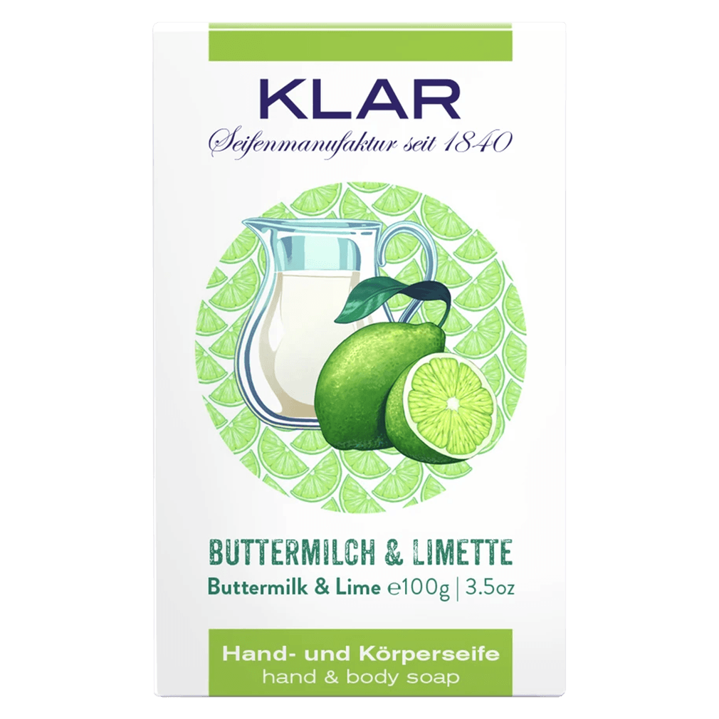 Buttermilch & Limetten Seife von Klar Seifen